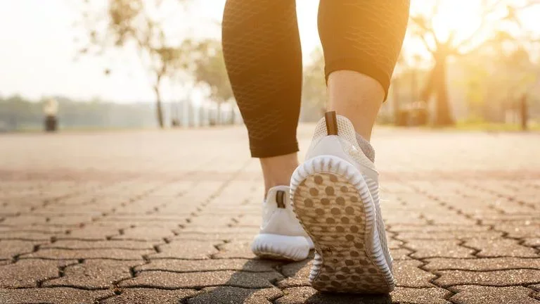 Image of walking feet